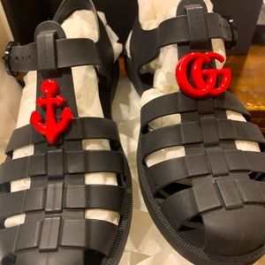 Double GG Gucci sandals kids